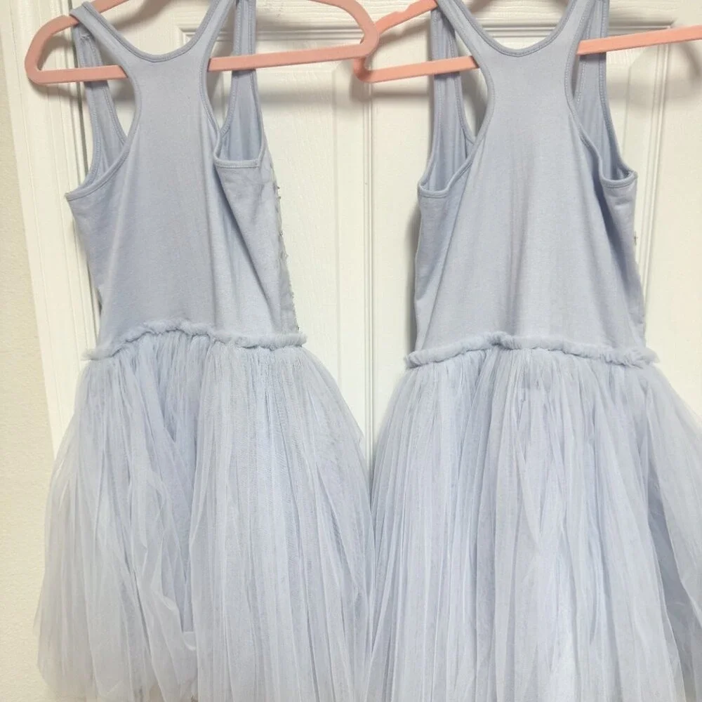 Ooh La La Couture Disney Castle Princess Dress Size 8 10 Blue Tulle‎ Sister